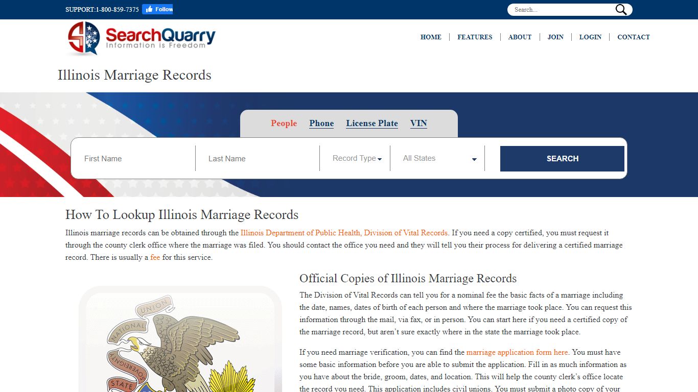 Illinois Marriage Records | Enter a Name to View Marriage Records